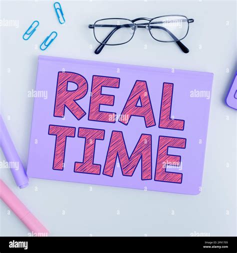 Conceptual Caption Real Time Business Showcase The Actual Time During