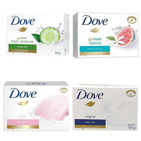 Dove Soap Sabun Mandi Moisture 100g 135g 75g Fresh Cucumber Pink