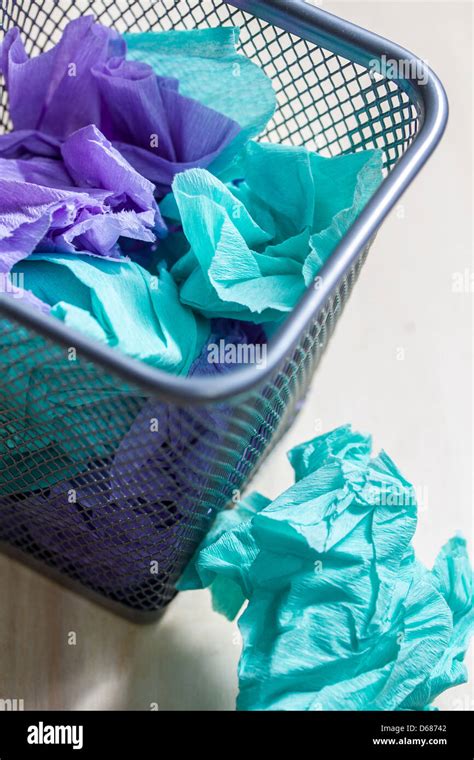 A Plain Garbage Can Stock Photo Alamy