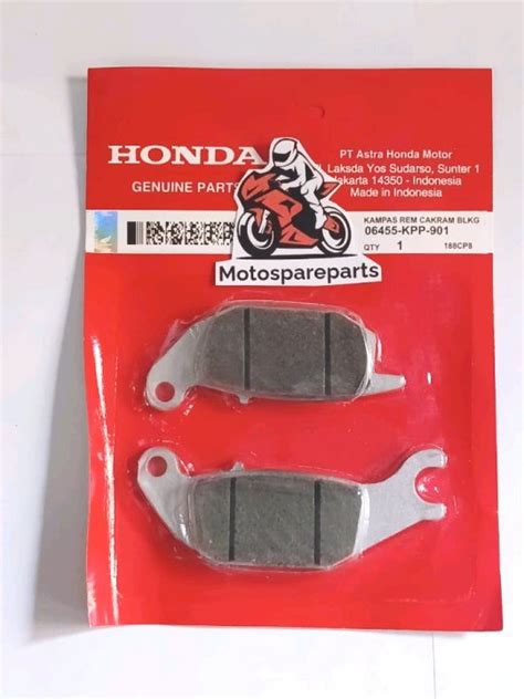 Kampas Rem Cakram Disk Dispad Belakang Honda Supra X Blade New