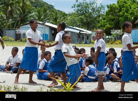 Fiji Southern Lau Group Island Of Fulanga Village Of Fulanga Primary