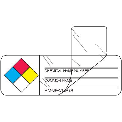 Nfpa Labels Nfpa Diamond Labels Emedco