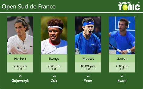 Prediction Preview H H Herbert Tsonga Moutet And Gaston To Play On