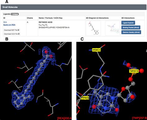 A Small Molecule Section Of The Structure Summary Page Pdb Id 1cbs