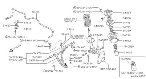 Understanding The Front Suspension Parts Diagram Of The 03 Nissan Xterra