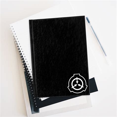 Scp Foundation Black Journal 128 Blank Pages Etsy Black Journals