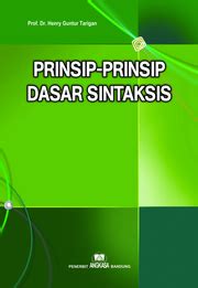 Detail Prinsip Prinsip Dasar Sintaksis Ipusnas Digital Library