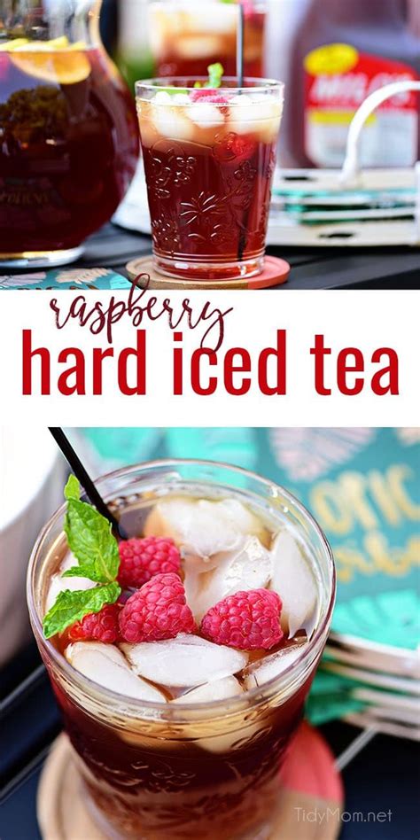 Raspberry Hard Iced Tea Cocktail Tidymom®