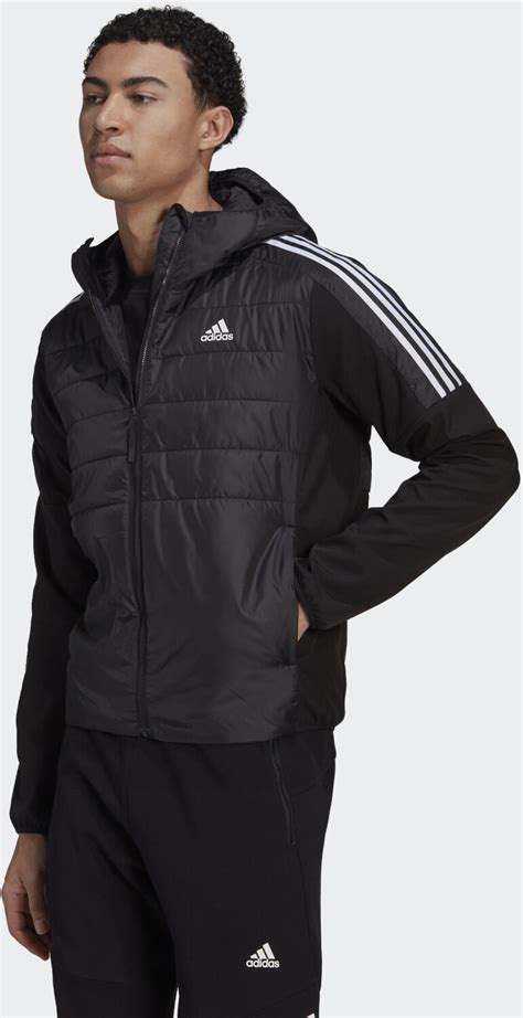 Adidas Man Essentials Insulated Hooded Hybrid Jacket Black Hd Ab