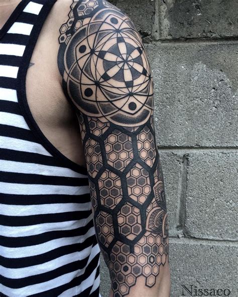 Days In A Row Chronicink Tattoos Geometric Sleeve Tattoo Celtic