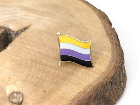 Lgbt Pride Pin Badge Bisexual Pansexual Asexual Bi Genderqueer Etsy