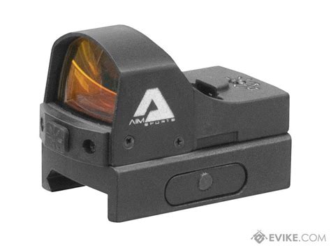 Aim Sports 1x24 Sub Compact Pistol Red Dot Sight W Push Button Activation