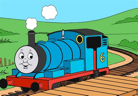 Thomas The Train Riding Vector Download Free Vectors Clipart