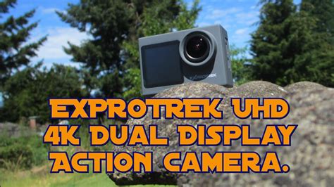 EXPROTREK UHD 4K Action Camera Unboxing Video Image Stabilization