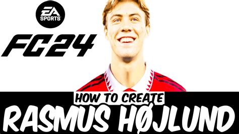 Rasmus H Jlund Ea Sports Fc Virtual Pro Lookalike Tutorial Youtube