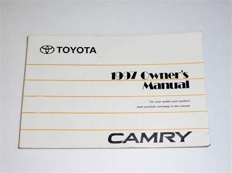 Toyota Camry Owners Manual