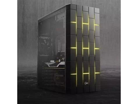 Gabinete Gamer Kwg Vela M Rgb Lateral Em Acr Lico Mid Tower Black