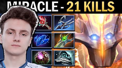 Juggernaut Dota Gameplay Miracle With 21 Kills And Octarine Youtube