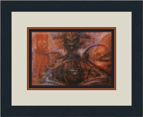 Hr Giger H R Giger Victory V Satan Custom Framed Print Etsy