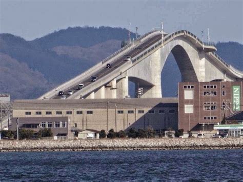 Eshima Ohashi Bridge Largest Rigid Frame Bridge In Japan