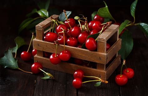 Wallpaper Food Fruit Cherries 2000x1304 Wallpapermaniac 1818071