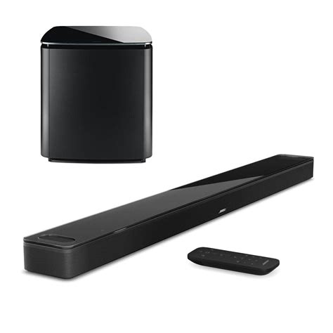 Buy Bose Smart Soundbar 900 With Bass Module 700 For Soundbar Black