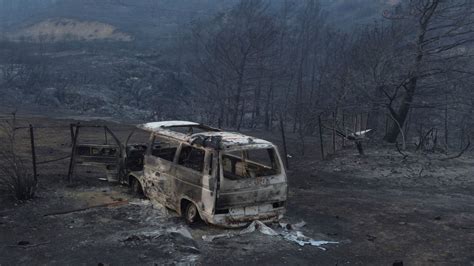 Majority in fires in Greece were started by 'human hand', official says | World News | Sky News