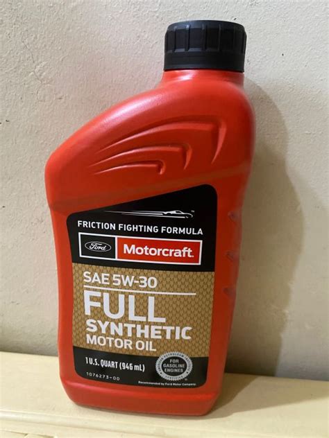 Motorcraft SAE 5w 30 Fully Synthetic Motor Oil 1 Liter Lazada PH