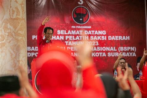 Pdip Surabaya Siapkan Saksi Tps Jelang Pemilu Antara News