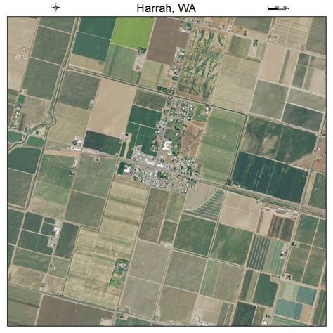 Aerial Photography Map Of Harrah Wa Washington