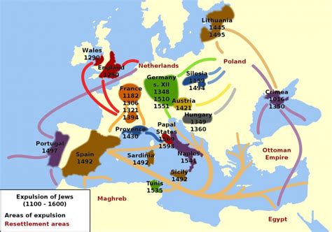 Expulsion Of Jews From Spain England Middle Ages Edict Of Expulsion ...