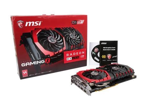 Refurbished MSI Radeon RX 480 Video Card Radeon RX 480 GAMING X 4G