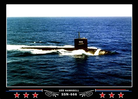 Uss Hawkbill Ssn 666 Navy Emporium