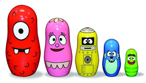 Yo Gabba Gabba 5 Pc Nesting Doll Set C 1 1 1 Geek Toys Nesting Dolls Babushka Dolls