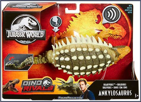 Ankylosaurus Jurassic World Dino Rivals Roarivores Mattel Action Figure