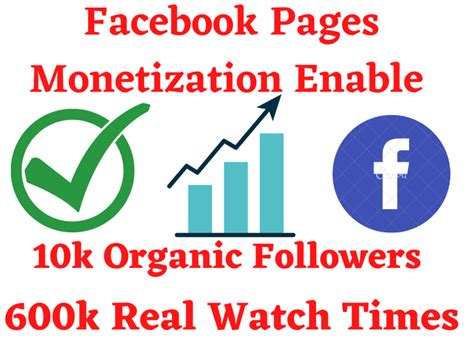 K Organic Facebook Followers K Watch Times For Fb Monetization