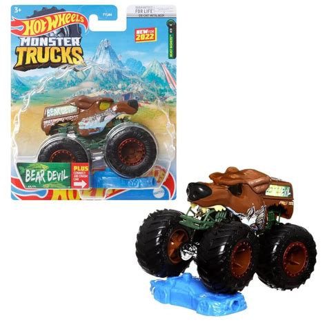 Hot Wheels Monster Trucks Bear Devil Mattel FYJ HCP Games Toys