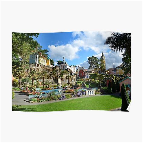 Portmeirion Poster By Relayer51 Redbubble