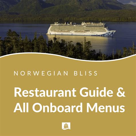 All Menus From Norwegian Breakaway Main Dining Cagneys Le Bistro