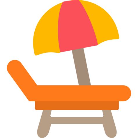 Beach Chair Free Icon