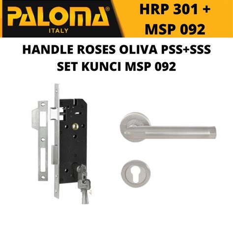 Jual PALOMA HANDLE KUNCI SATU SET HRP 301 MSP 092 STAINLESS SSS PSS