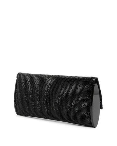 Benedetta Bruzziches Kate Crystal Embellished Clutch Bag In Black Lyst Uk