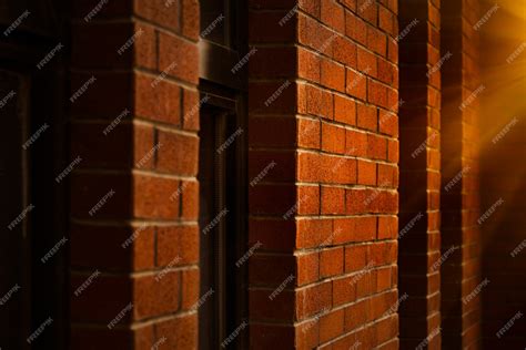 Free Photo | Corner of brick wall