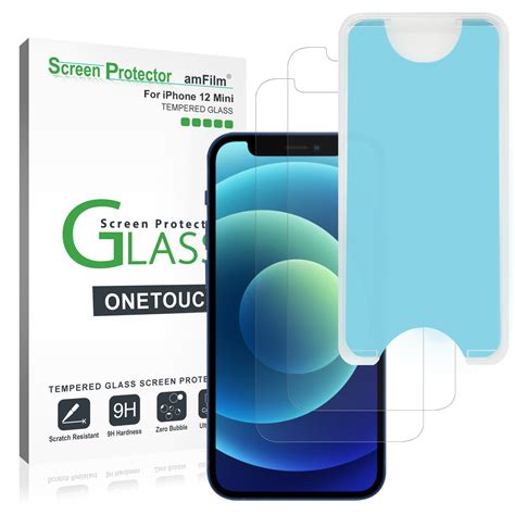 Amfilm Pack Onetouch Easy Install Tempered Glass Screen Protector