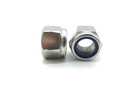 DIN982 A4 80 M8 Nylon Insert Lock Nut Specifications Stainless Steel 316L