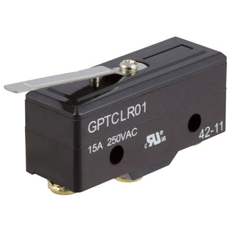 Zf Gptclr Microswitch Spdt A V Ac Leaf Actuator Screw Rapid