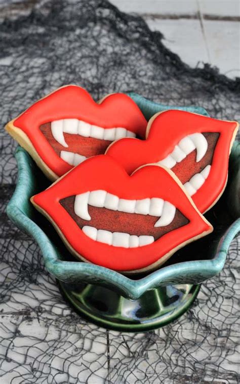 Vampire Teeth Cookies - Haniela's | Recipes, Cookie & Cake Decorating ...