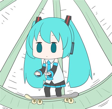 初音ミク 「今日も一日 」 はつねネガメのイラスト