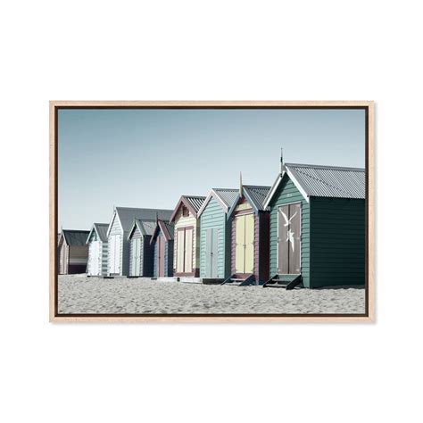 Bathing Boxes Brighton Beach Canvas Art Print Paper Print - Etsy