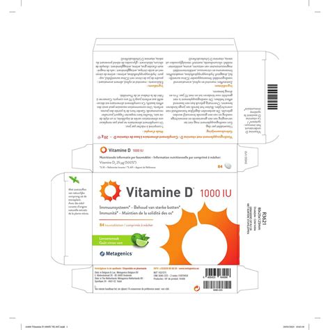 Vitamine D 1000 IE Metagenics